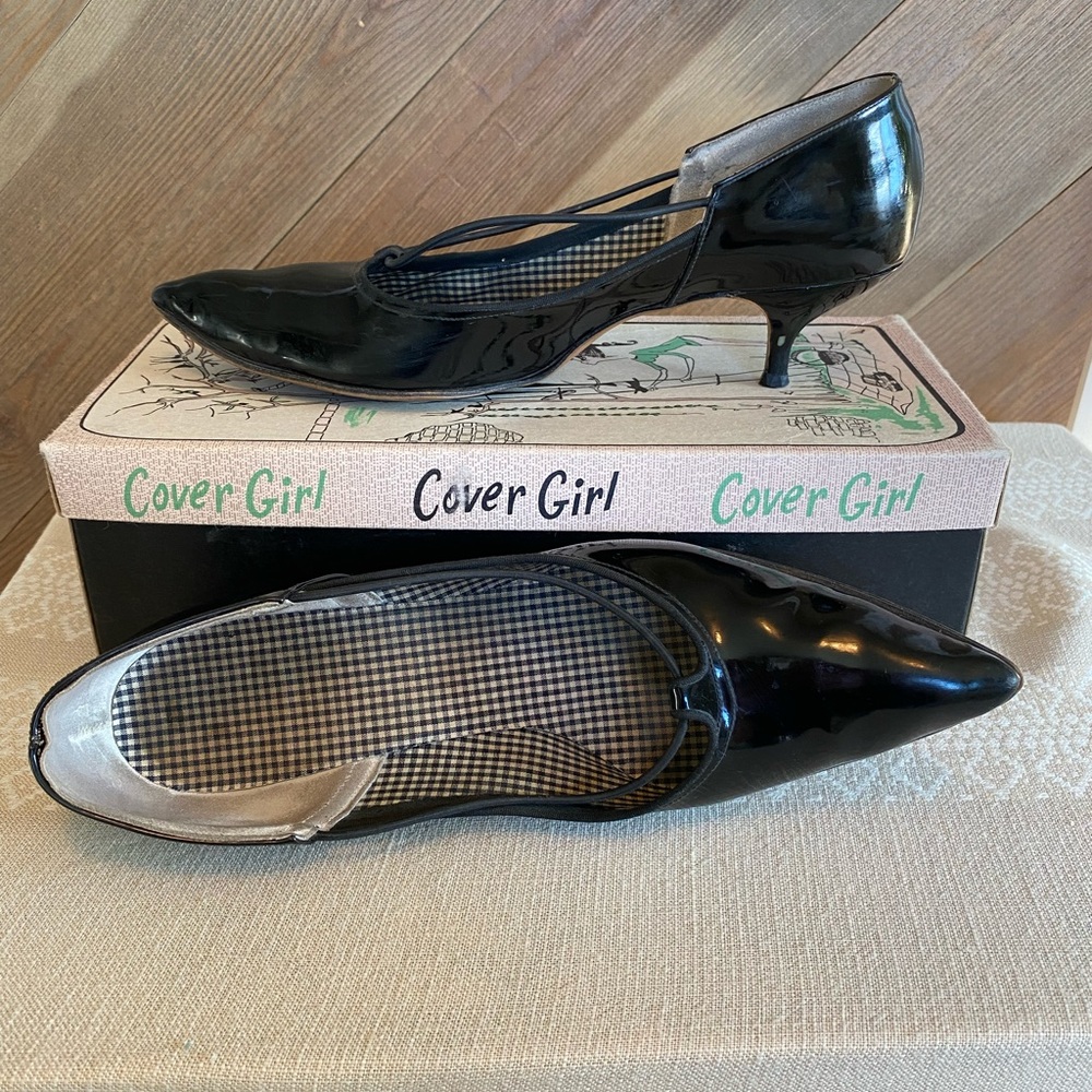 Vintage Cover Girl Black Heels 1963